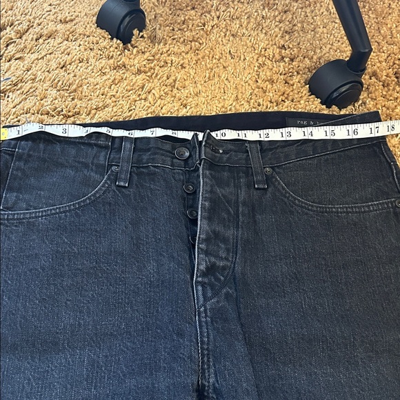 rag & bone Midnight Blue Straight Leg Jeans - Picture 2 of 4